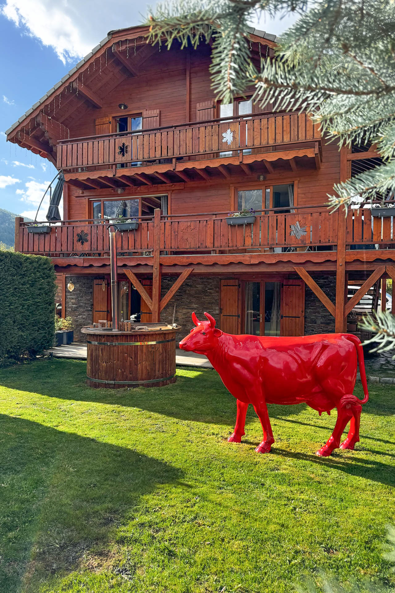 Chalet Datcha — salon et piece de vie